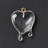 Transparent Resin Pendants RESI-F028-01E-2