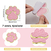 28Pcs 7 Colors Towel Embroidery Style Cloth Self-Adhesive/Sew on Patches DIY-CA0004-87-2