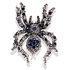 Spider Platinum Alloy Rhinestone Brooches PW-WG9CCBB-07-1