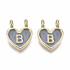 Alloy Enamel Charms ENAM-T012-02B-RS-2