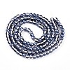 Baking Paint Transparent Glass Beads X1-DGLA-N011-6mm-08-2