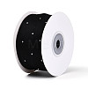 Single Face Printed Polyester & Acrylic Satin Ribbon SRIB-T009-06B-1