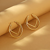 304 Stainless Steel Hoop Earrings WG456FB-01-1