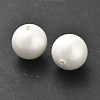 Baking Paint Pearlized Glass Pearl Round Beads HY-Q001-01C-3