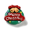 Christmas Theme Opaque Resin Decoden Cabochons RESI-F053-D05-1