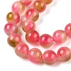 Dyed Natural White Jade Beads Strands G-T138-8mm-210-37-3