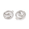 Alloy Rhinestone Pendants FIND-N008-30P-2