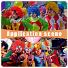 6Pcs 6 Styles Afro Wig Cap for Halloween DIY-WR0005-37-5