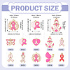 50Pcs 10 Styles Alloy Enamel Pendants ENAM-TA0003-90-4