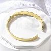 Ion Plating(IP) 304 Stainless Steel Hinged Bangles for Women BJEW-A011-15G-3