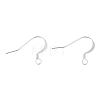 Brass Earring Hooks KK-H258-06C-S-2