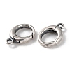 925 Thailand Sterling Silver Spring Gate Rings STER-D003-55AS-2