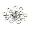 Tarnish Resistant 304 Stainless Steel Open Jump Rings A-STAS-Q186-02-10x1.2-1