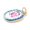 Printed Brass Pendants KK-D104-02A-G-2