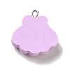 Opaque Resin Pendants RESI-G043-E06-3