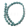 Synthetic Turquoise Beads Strands G-E456-35D-8x10mm-03-2