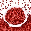 6/0 Baking Paint Glass Round Seed Beads SEED-S036-01C-15-2