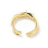 Brass Open Cuff Ring Settings KK-G518-08G-03-3