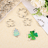 CHGCRAFT 30Pcs 3 Style Alloy Pendants FIND-CA0008-79-4