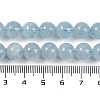 Natural Aquamarine Bead Strands G-J376-23-8mm-3