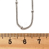 2MM Brass Satellite Chain Necklaces for Women NJEW-D302-49P-5