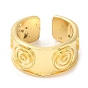 Rack Plating Brass Open Cuff Rings RJEW-Q770-29G-1