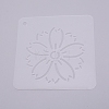 Matte PP Plastic Drawing Scale Template DIY-WH0210-49-1