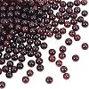 Olycraft Natural Garnet Beads Strands G-OC0001-25-4mm-1