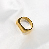 Rectangle Stainless Steel Finger Rings for Men FS-WGDBD74-04-1