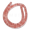 Cherry Quartz Glass Beads Strands G-G175-N16-01-3