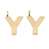 304 Stainless Steel Charms STAS-L022-589Y-1