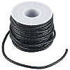 10M Round Braided Leather Cord WL-CL0001-41B-7