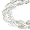 1Strand Electroplate Transparent Glass Beads Strands EGLA-TADJ0001-20A-2