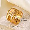 304 Stainless Steel Cuff Rings FS-WG5A8AF-07-1