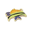 Ocean Theme Alloy Enamel Pendants ENAM-A009-02G-08-2