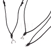3Pcs 3 Styles Adjustable Waxed Polyester Cord Necklaces Making AJEW-JB01308-1