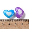 Two Tone Opaque Acrylic Beads X-SACR-I005-05C-3