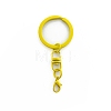 Spray Painted Iron Keychain Swivel Clasps FIND-WH0111-355E-1