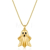 Halloween Brass Ghost Pendant Necklaces for Women FS-WG65C6E-01-3