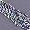 1.5MM Unisex 304 Stainless Steel Snake Chains Necklaces YL8473-5-1