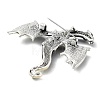Dragon Alloy Brooch LS-JEWB-K018-13AS-03-2