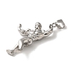 Hip Hop Fitness 316L Surgical Stainless Steel Pendants STAS-H194-01P-02-2