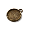 Tibetan Style Pendant Cabochon Settings LS-TIBE-A23176-AB-FF-2