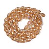 Transparent Electroplate Glass Beads Strands LS-EGLA-N013-T4mm-B21-2