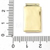 Brass Pave Natural White Shell Religion Rectangle Pendants KK-Q068-32A-G-3