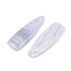 Natural Blue Lace Agate Pendants G-K381-21B-2