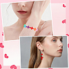 400Pcs Spray Painted Acrylic Beads ACRP-PA0001-05-5