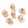 Drawbench Resin European Large Hole Beads DACR-S011-08-4