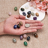 Craftdady 20Pcs 10 Style Natural & Synthetic Mixed Gemstone European Beads G-CD0001-06-10