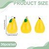 30Pcs Plastic Pendants KY-GA0001-45-2